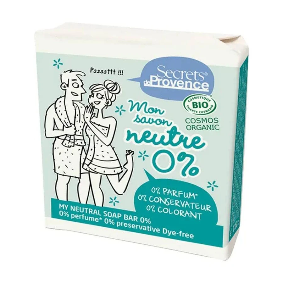 Secrets de Provence Neutral soap with 0% fragrances, preservatives and dyes 100g