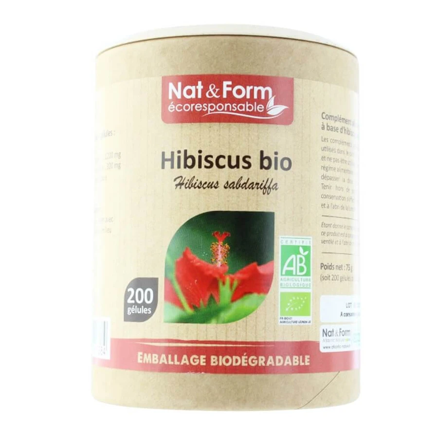 Nat&Form ORGANIC IBISCO 200 capsules