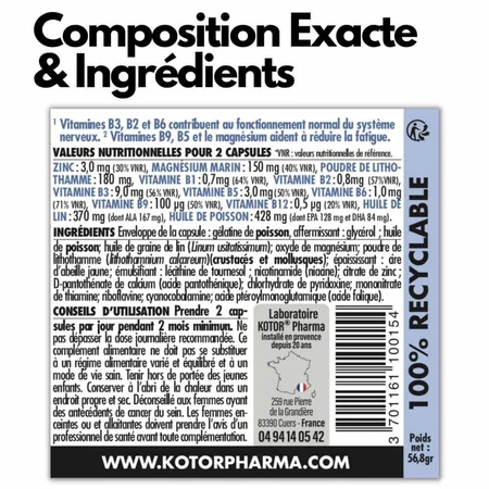 Kotor Pharma Neurovitol Anti-Stress Complex 60 Capsules