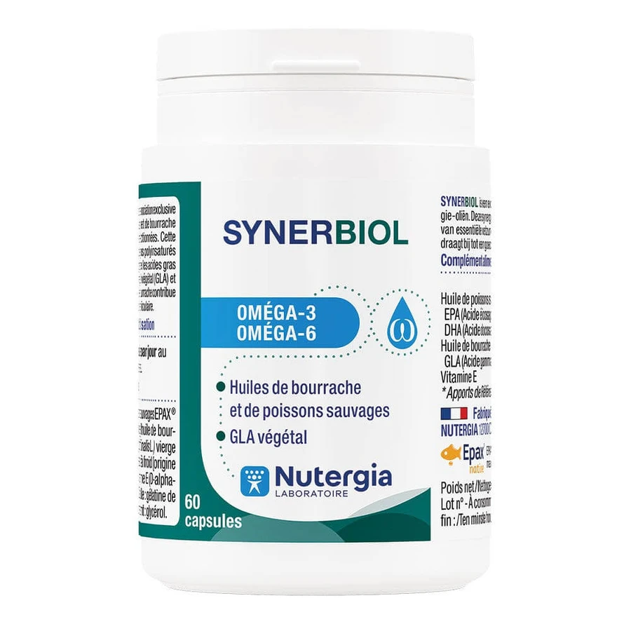 Nutergia Sinerbiol Omega 3 en Omega 6 60 capsules