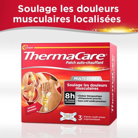 Thermacare Multi-Zone Self-Heating Patches x3