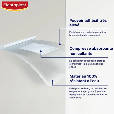Elastoplast Waterproof Plasters XXL x5