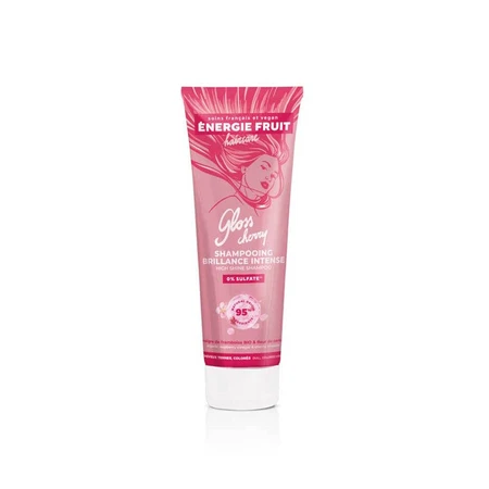 Energie Fruit Shampoo intense shine cherry blossom and organic raspberry vinegar for colored or dull hair 250ml