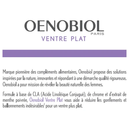 Oenobiol Platte Buik 60 Capsules