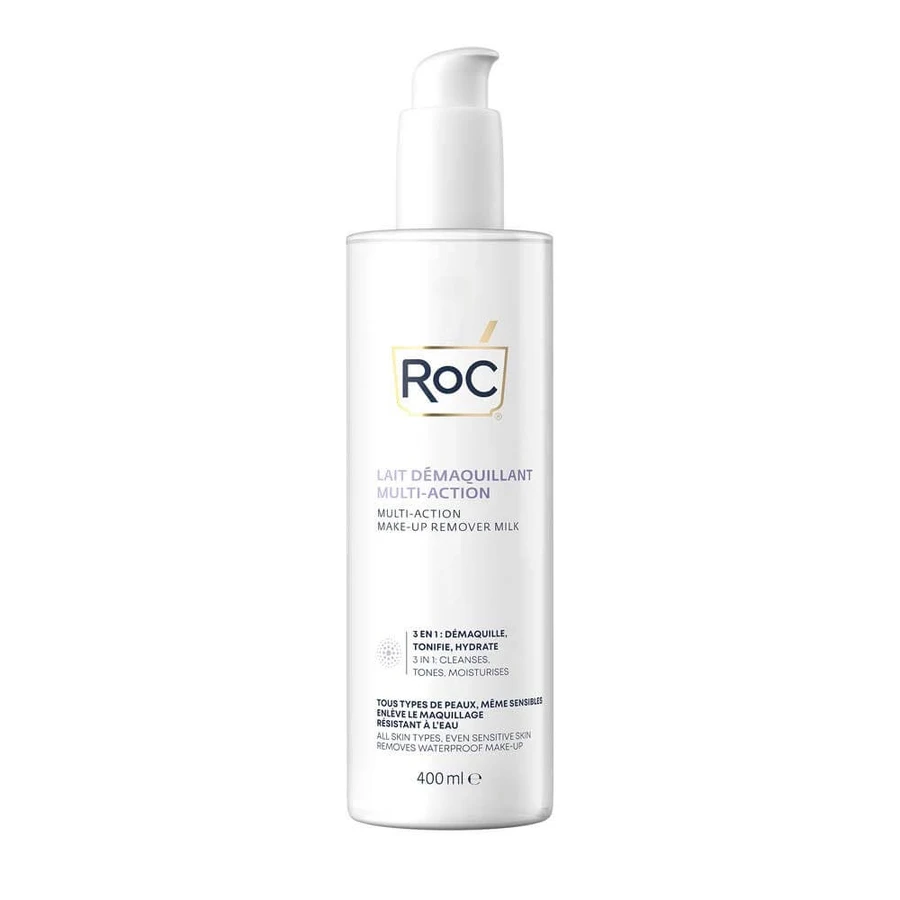 Roc Gezichtsreinigingsmelk Multi Actie 3 in 1 400 ml