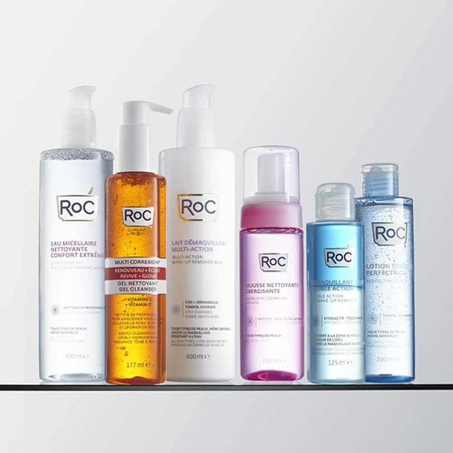 Roc Gezichtsreinigingsmelk Multi Actie 3 in 1 400 ml