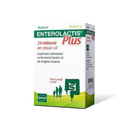 Enterolactis Plus, 10 plicuri, Sofar