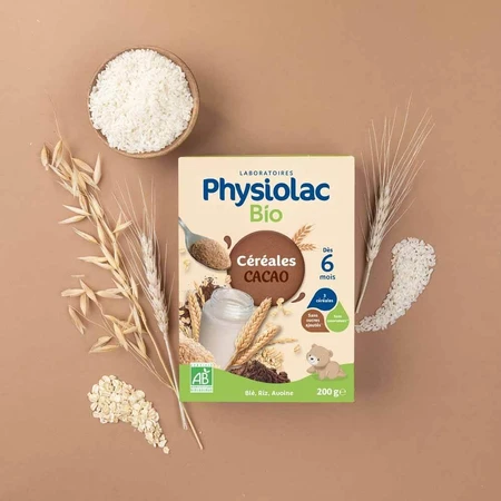 Physiolac Granen Cacao Des 6 Mois Bio 200g