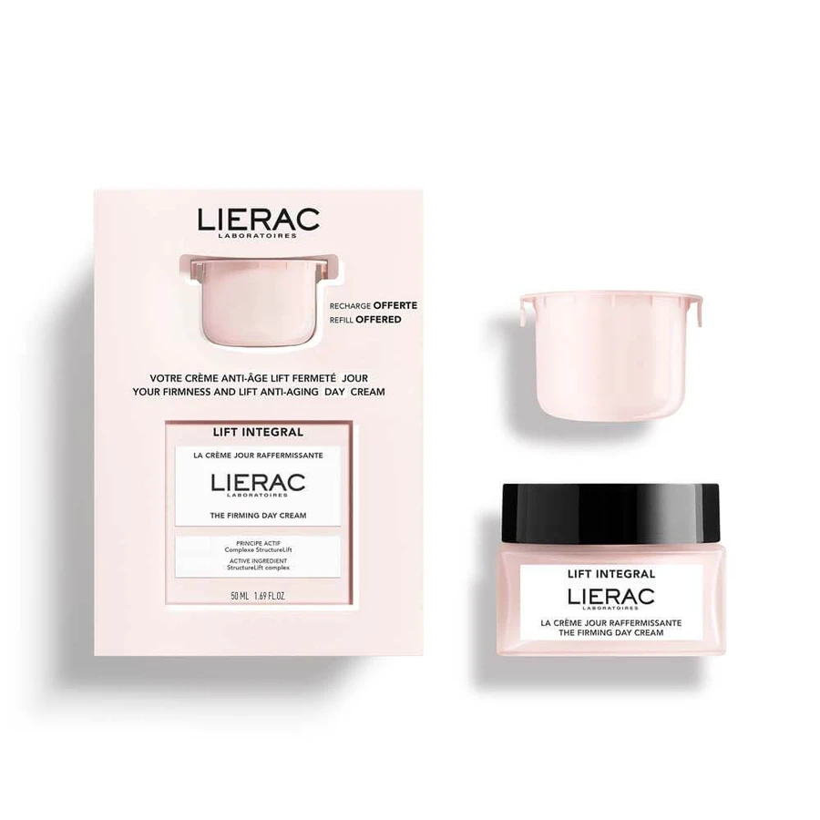 Lierac Lift Integral Ujędrniający krem na dzień + zestaw uzupełniający 100 ml ofert: ceny i cechy