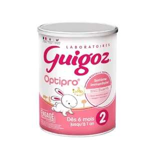 Guigoz Optipro Mleko następne w proszku 6-12 miesięcy 800g