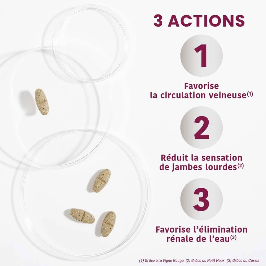 Santarome Fluidiveine Jambes Légères 60 comprimidos