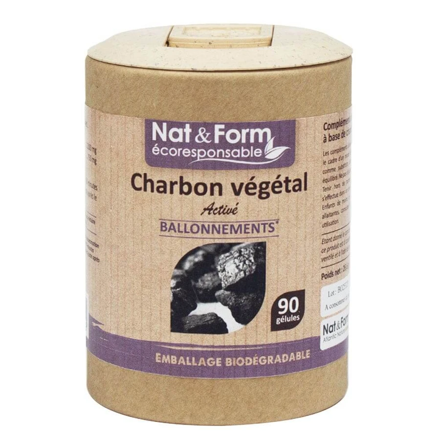 Nat&Form Nat&Form Vegetable Charcoal 90 Gelule