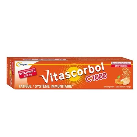 Vitascorbol Vitamine C1000 20 Brausetabletten