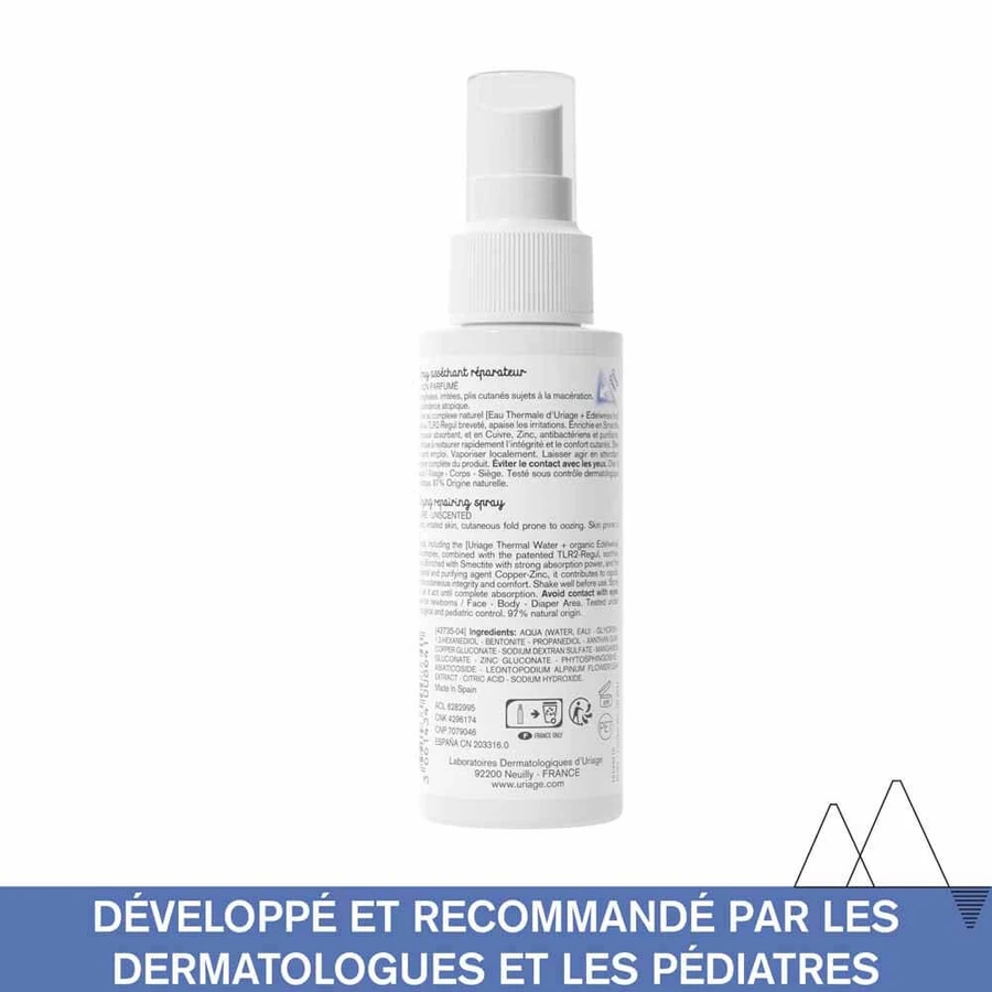 Uriage Baby Repair Absorberende Spray 100ml
