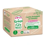 Love&Green Pure Nature Ecological Diapers Size 1 x 32