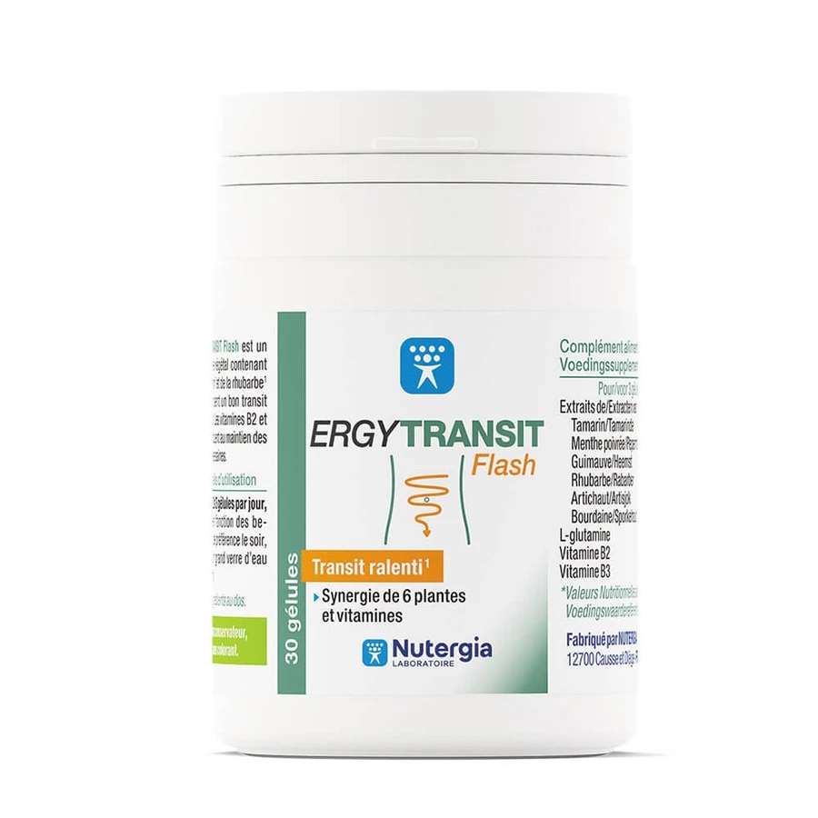 Nutergia Ergytransit Flash Transit Ralenti 30 Gélules