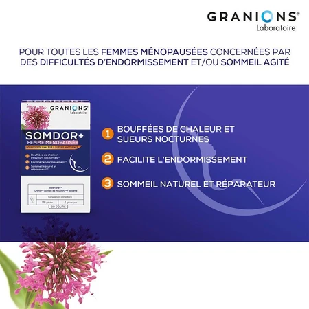Granions Somdor+ Menopauze Vrouwen 28 Gels
