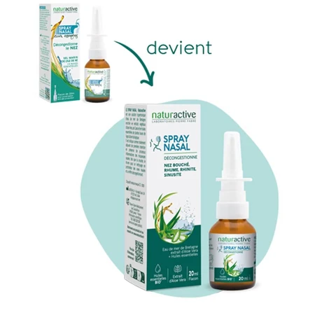 Naturactive Spray Nasal con Aceites Esenciales Descongestionante 20ml
