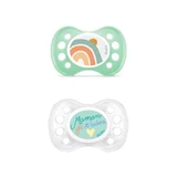 Dodie Chupetes Simétricos Silicona Colección Mamá 0 a 6 meses x2
