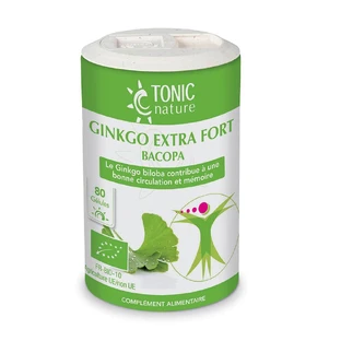 Tonic Nature Ginkgo Bacopa Extra Fuerte 80 Gelule
