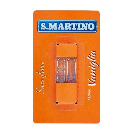 Essenza di vaniglia senza glutine, 2 fiale x 2ml, S. Martino