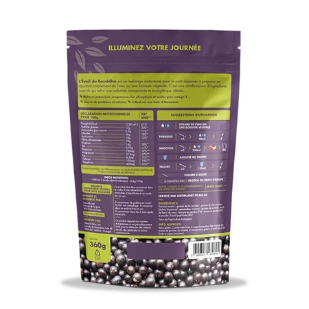 Iswari Eveil du Bouddha Bio Acai Aardbei Banaan Super Ontbijt 360g