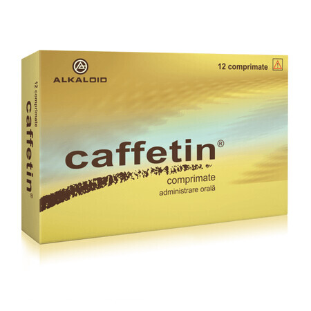 Caffetine, 12 tabletten, Alkaloïde