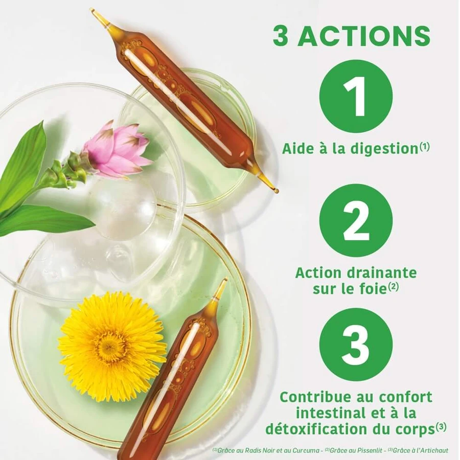 Santarome Organic Liver Wellness Aide à la digestion 30 vials