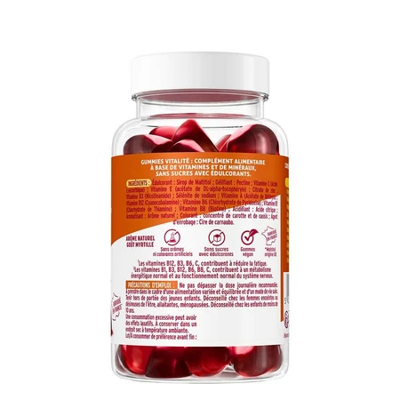 Valda Vitalité Goût Myrtille 60 gummies