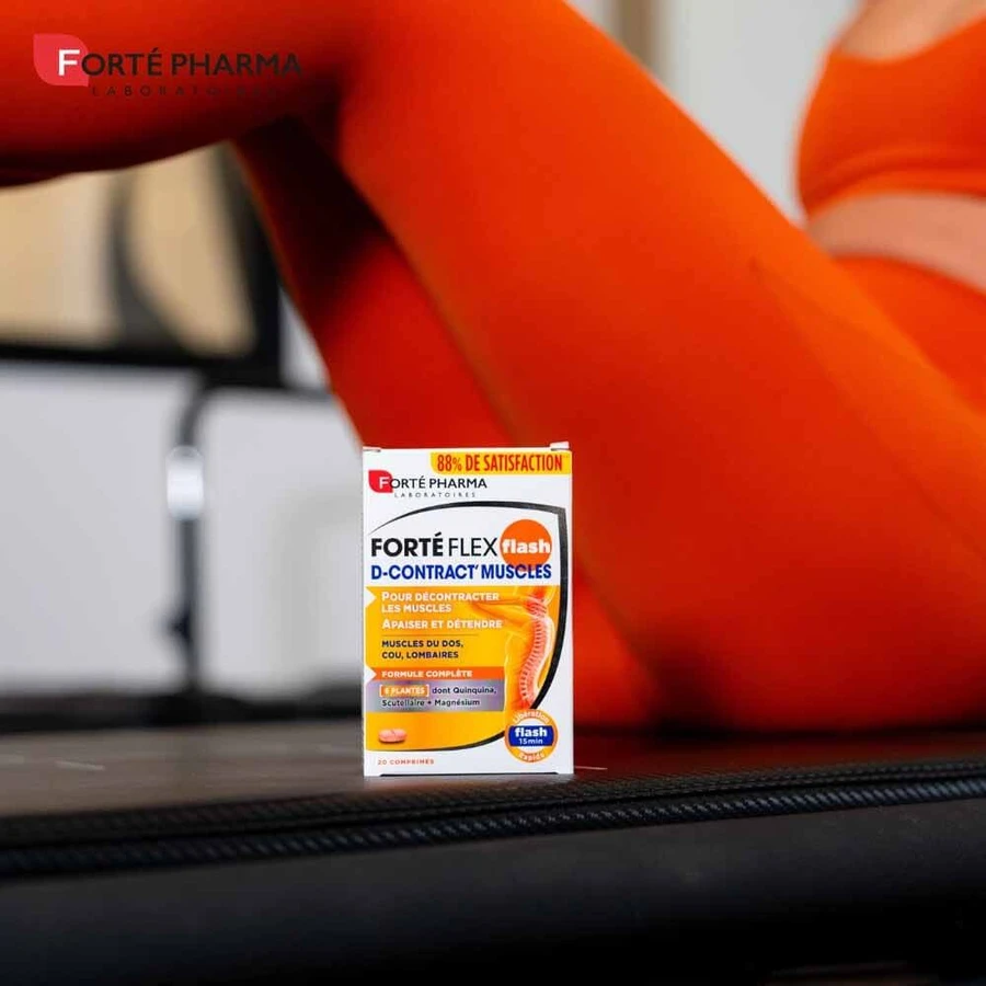 Forté Pharma Forté Flex D-Contract alivio muscular inmediato 20 comprimidos