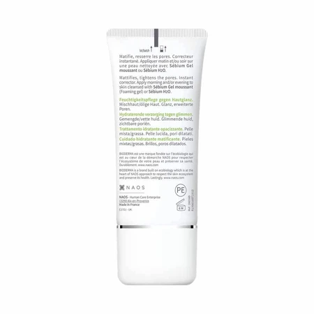 Bioderma Sebium vochtinbrengende matterende behandeling gecombineerde tot vette huid 30ml Matte controle