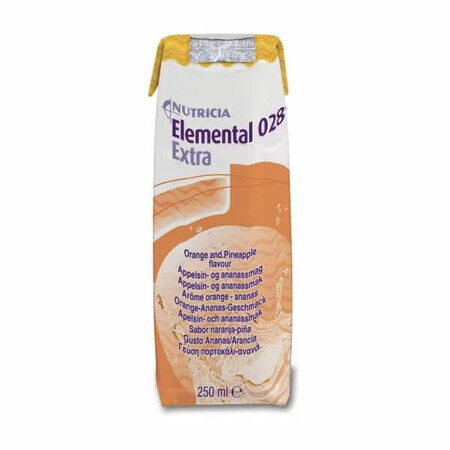 Extra vloeibare sinaasappel en ananas Elemental 028, 250 ml, Nutricia