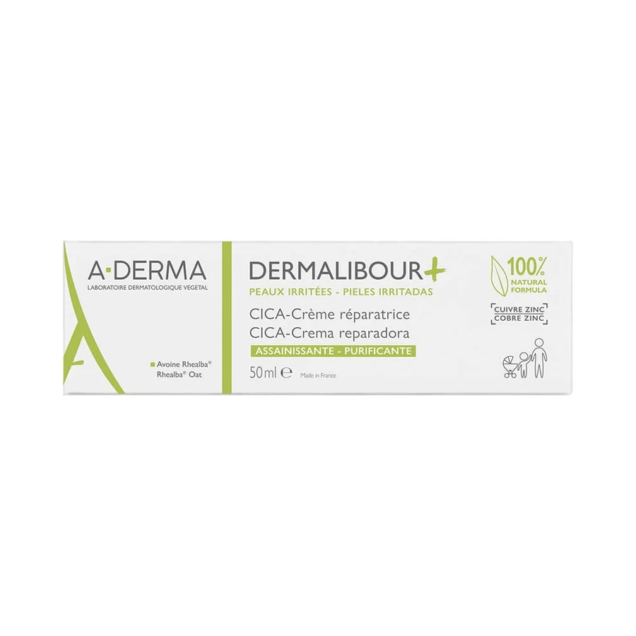 A-Derma Dermalibour+ CICA-Crema Reestructurante Purificante Piel Irritada 50ml