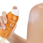 Vichy Capital Soleil Invisible nawilżający niewidoczny spray nawilżający z ochroną przeciwsłoneczną Spf50 200 ml: ceny i cechy
