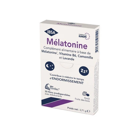 IBSA FilmTec Melatonin Waldfruchtgeschmack 30 Oro-Dispersionsfolien