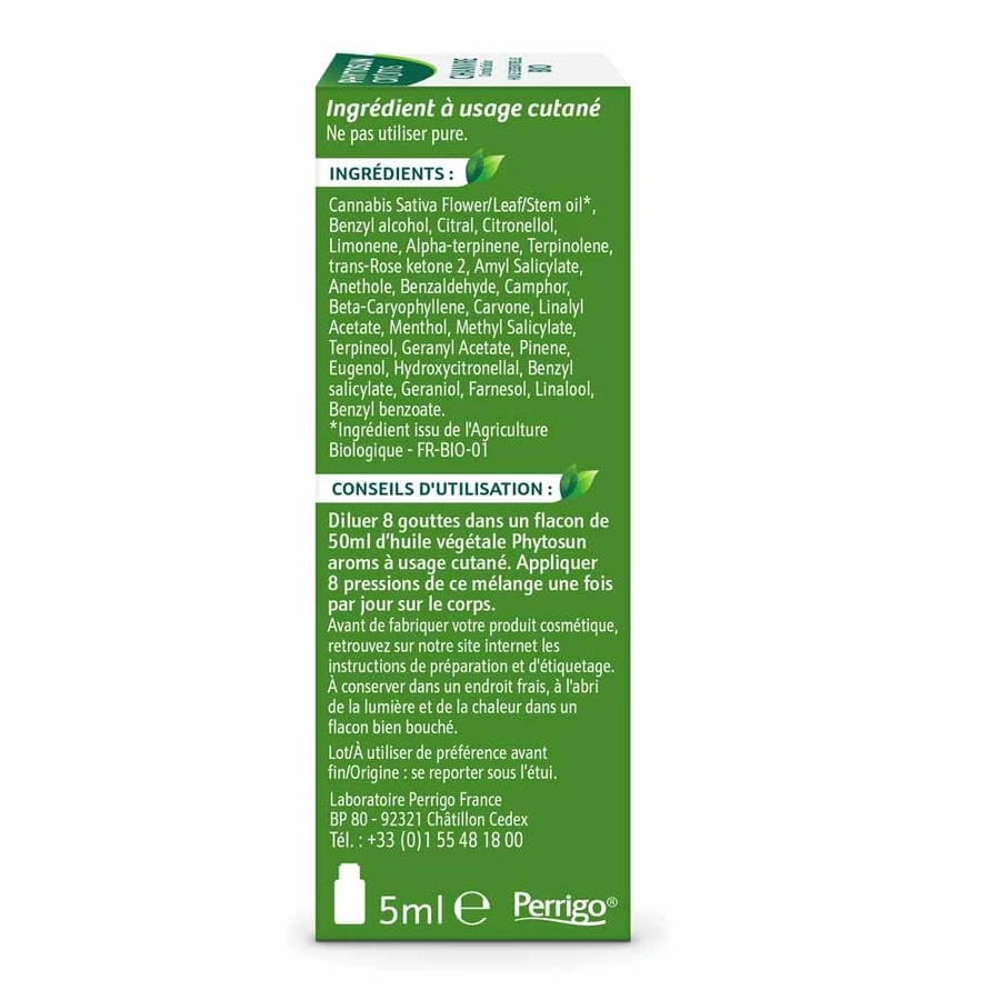 Phytosun Aroms Etherische Hennepolie Bio 5ml