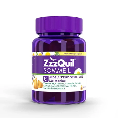 ZzzQuil Sueño Sabor Mango y Plátano 30 caramelos de goma