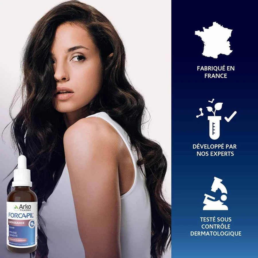 Arkopharma Forcapil Elixir Crecimiento Cheveux Clairsemés 50ml