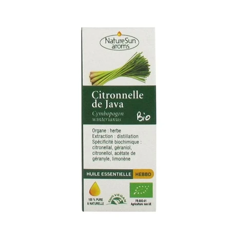 Naturesun Aroms Essential Oil of Lemongrass Bio 10ml