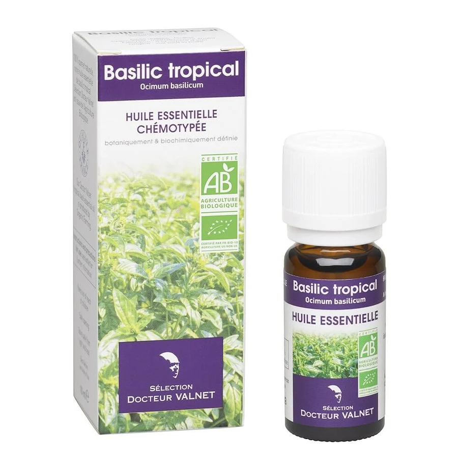 Dr. Valnet TROPICAL BASIL ESSENTIAL OIL BIO 10ml