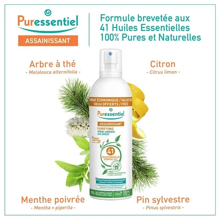 Puressentiel Luftreinigungsspray mit 41 ätherischen Ölen 500 ml