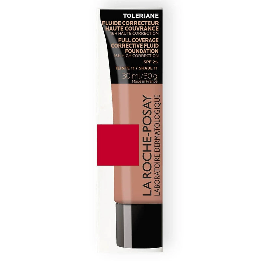 La Roche-Posay Toleriane Make-up Vloeibare concealer met hoge dekking foundation 16h SPF25 30ml