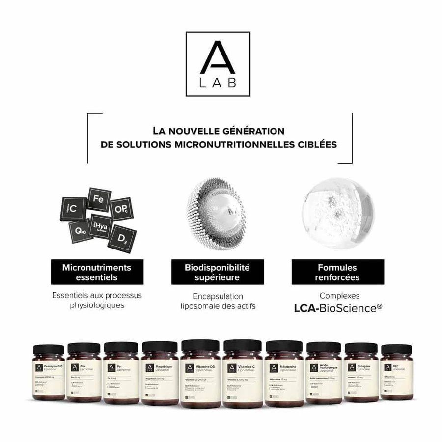 A-LAB Zinc liposomal 15 mg Immune Skin Hair Vision Acne 60 capsules