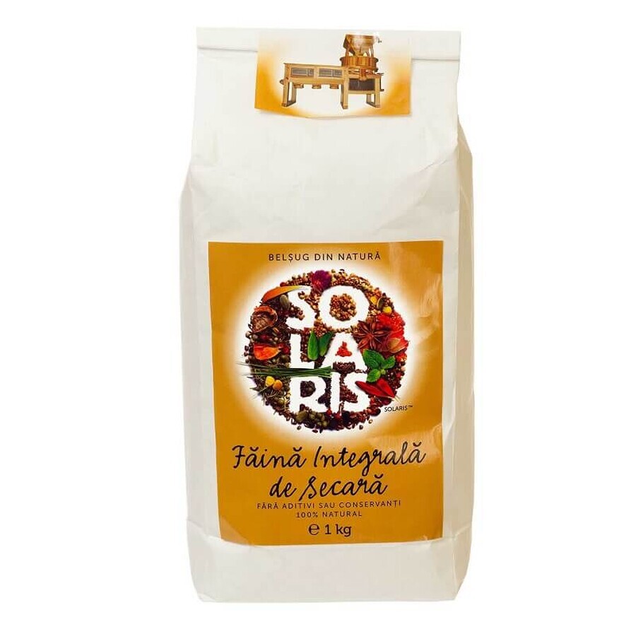 Volkoren roggemeel, 1 kg, Solaris