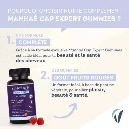 Manhaé Cap Expert Cheveux Force Vitalité 60 gommine