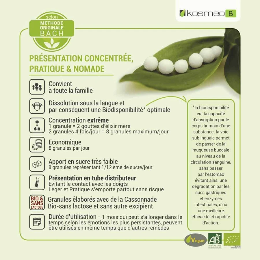 Kosmeo Bach bloesem depressie bio 120 korrels