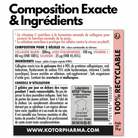 Kotor Pharma Complejo Cutáneo 60 cápsulas