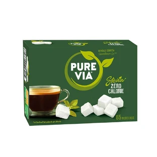 Pure Via Stevia Zero Calories Suiker 65 Stuks