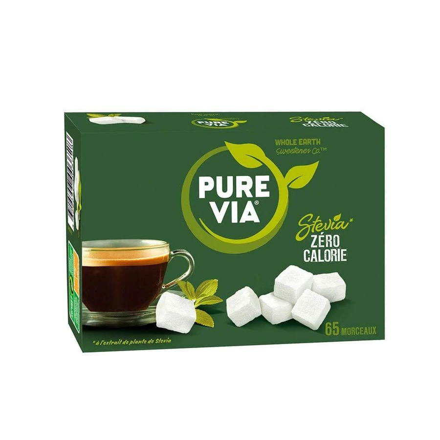 Pure Via Stevia Zero Calorie Sugar 65 Pieces
