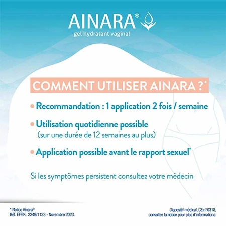 Effik Ainara - Vochtinbrengende vaginale gel 30g